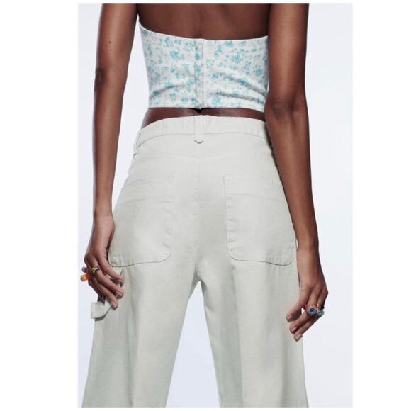 Zara Relaxed Fit Utility Jeans - Picture 11 of 16